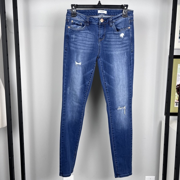 Pretty Skinny Distressed Jeans 26 